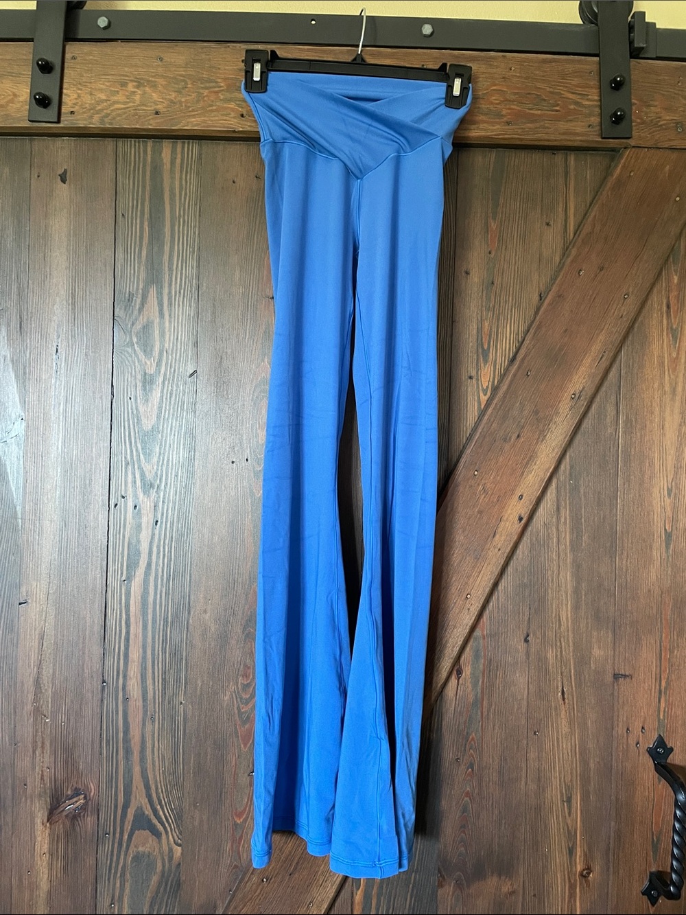 Offline Blue high Waist Flare Yoga Pants